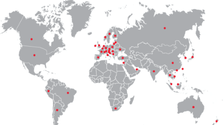 Map where some of our partners reside