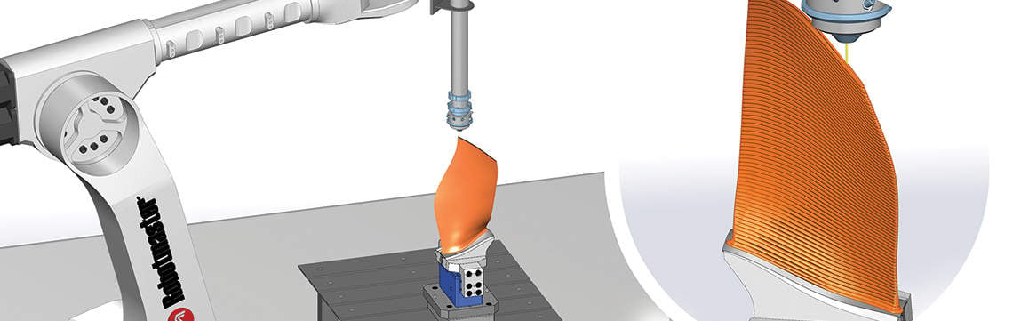 Example of additive manufacturing with robot