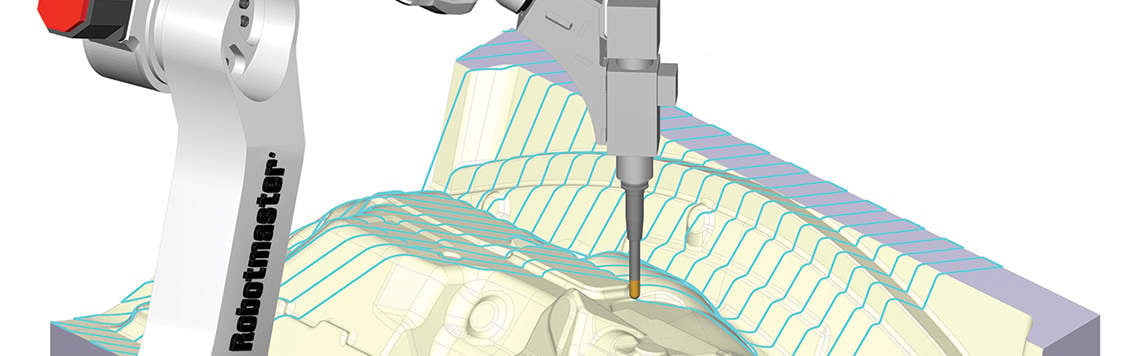 Example of milling with robot